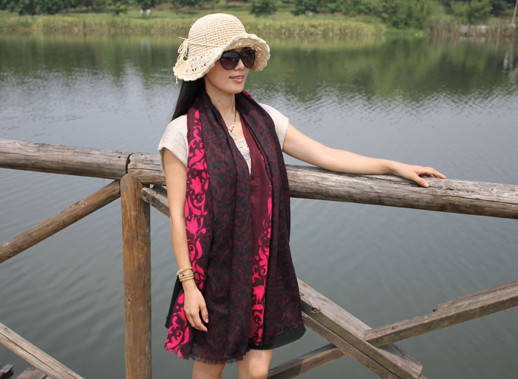 斜纹定位长巾详情图3