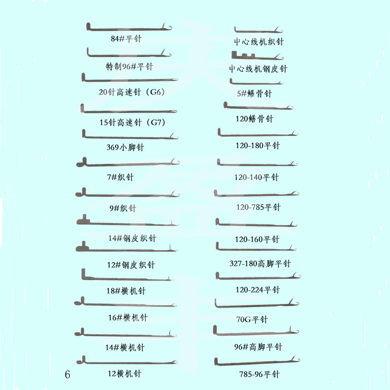 织带机械厂家低价直销 织带机平针钢皮针 纺织针织机配件加工定制