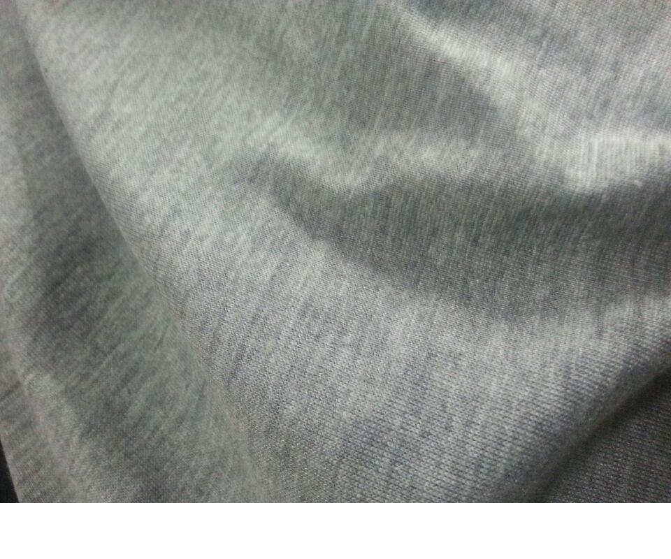 供应各种规格的针织全涤短纤麻灰汗布 麻灰卫衣布 针织麻灰面料