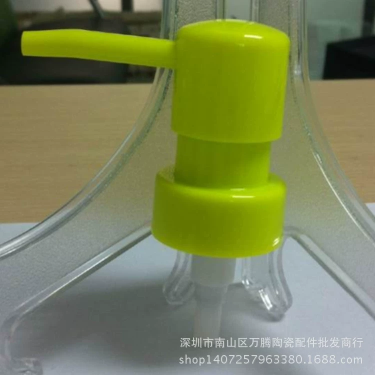 Поставка пластиковых насадок с большой круглой головкой, хромированных насадок с головкой насоса, насадок для ванной комнаты.