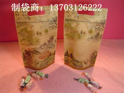 供应 食品塑料复合牛皮纸彩印印刷包装袋消光膜牛皮纸复合包装袋