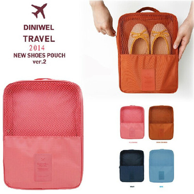 portable travel Footwear Storage bag Organize shoes bag Three shoebox