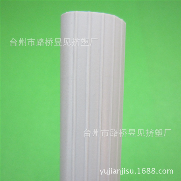 PVC灰色半圆外齿管 (5)