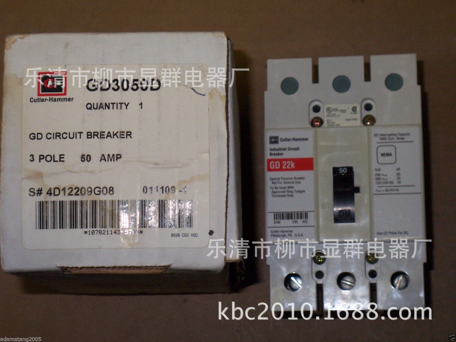 Cutler Hammer塑壳断路器  GD3020 GD3025  GD3030  GD3050