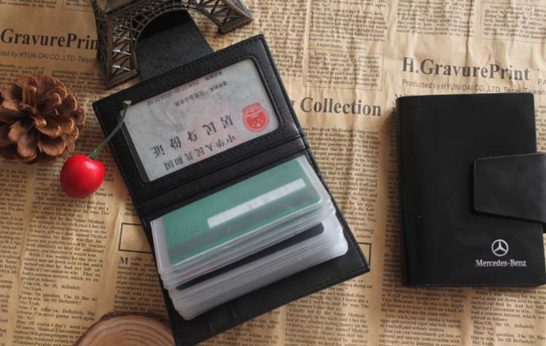 男士真皮名片包 高檔新款 女式多功能拉鏈鎖匙包卡包零錢包 韓