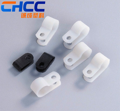 厂家批发：R型线夹10.4mm环保尼龙理线夹 电缆固定夹 塑料护线夹|ms