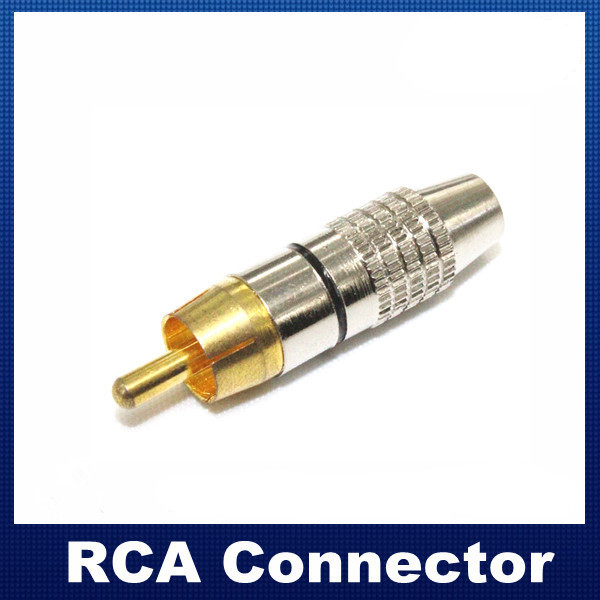供应批发RCA接头 监控设备用配件RCA音频连接器 公转母插头