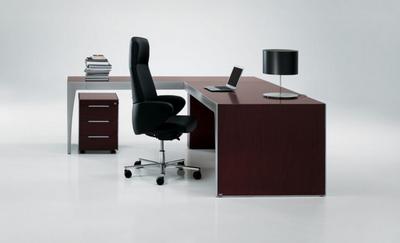 老板办公桌椅组合单人简约时尚总裁经理主管桌新款现代创意大班台|ru