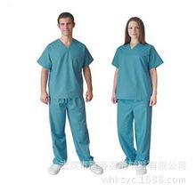 厂家直销 一次性无纺布病人服洗手衣SMS上下套装两件套