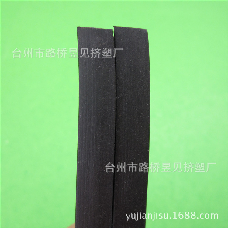 Perfil de extrusión de plástico Tira de PVC puerta y ventana capas de aislamiento acústico Tira de PVC extruido de plástico suave image 3