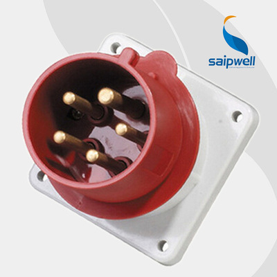 直销SP-815防水工业插头 暗装电源工业插头 机器设备防潮插座400V|ru