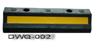 橡胶定位器 车位定位橡胶条 中空定位器 50*15*10cm 单条反光膜