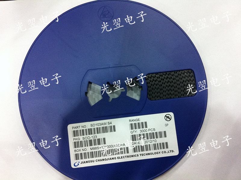 贴片二极管 SD103AW S4 SOD-123 长电 全新正品