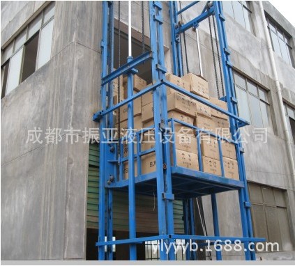 厂房导轨式升降机货梯，轨道式固定升降平台，液压导轨式载货电梯