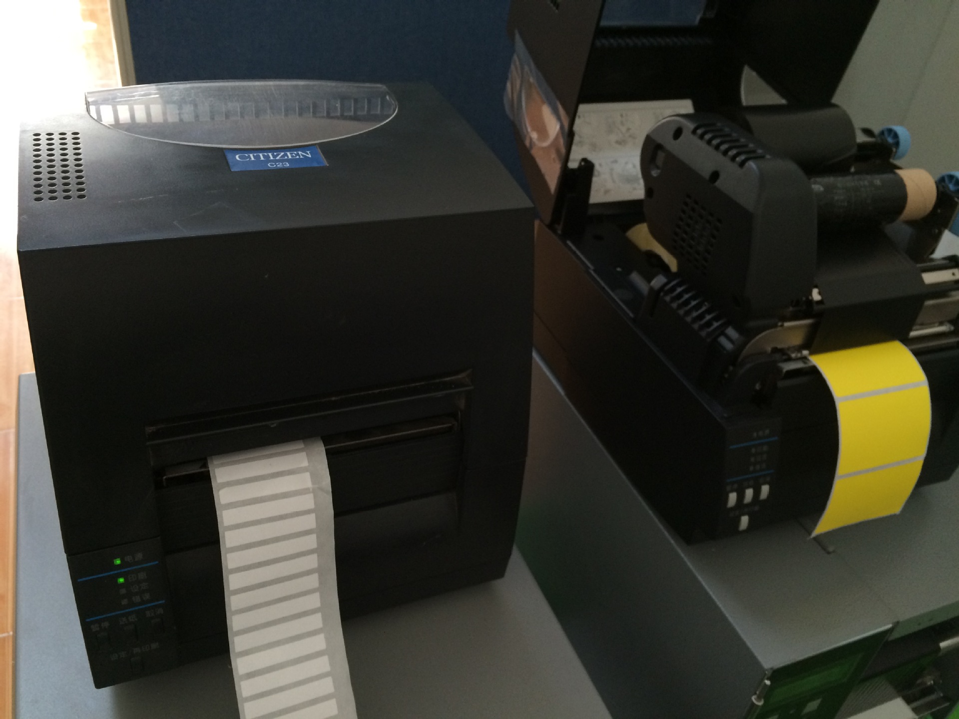 苏州吴江CitiZen-CLP7201E标签机总代贴标机械是不干胶贴标机耗材