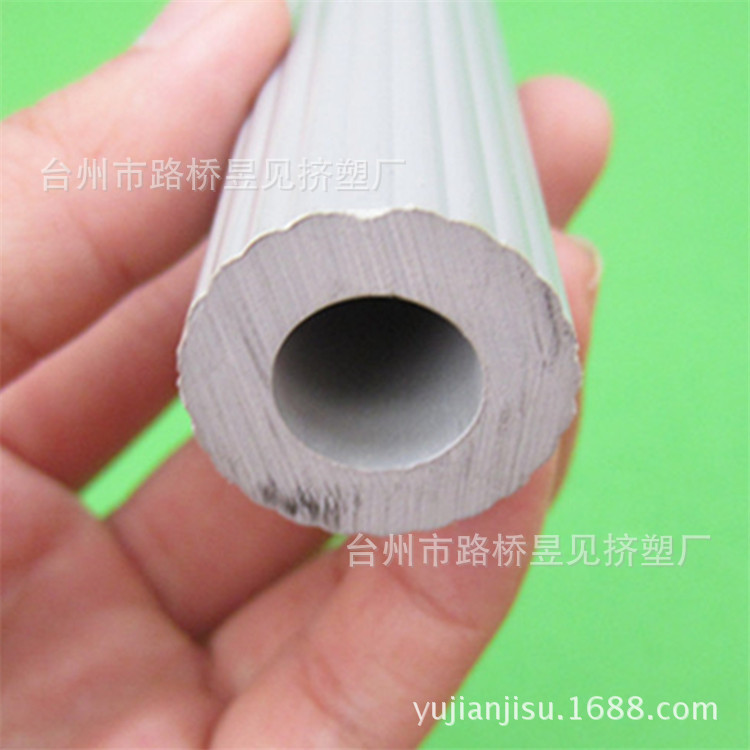 塑料挤出产品 PVC型材塑料管PVC棒材管材 挤塑制造异型空心塑料管