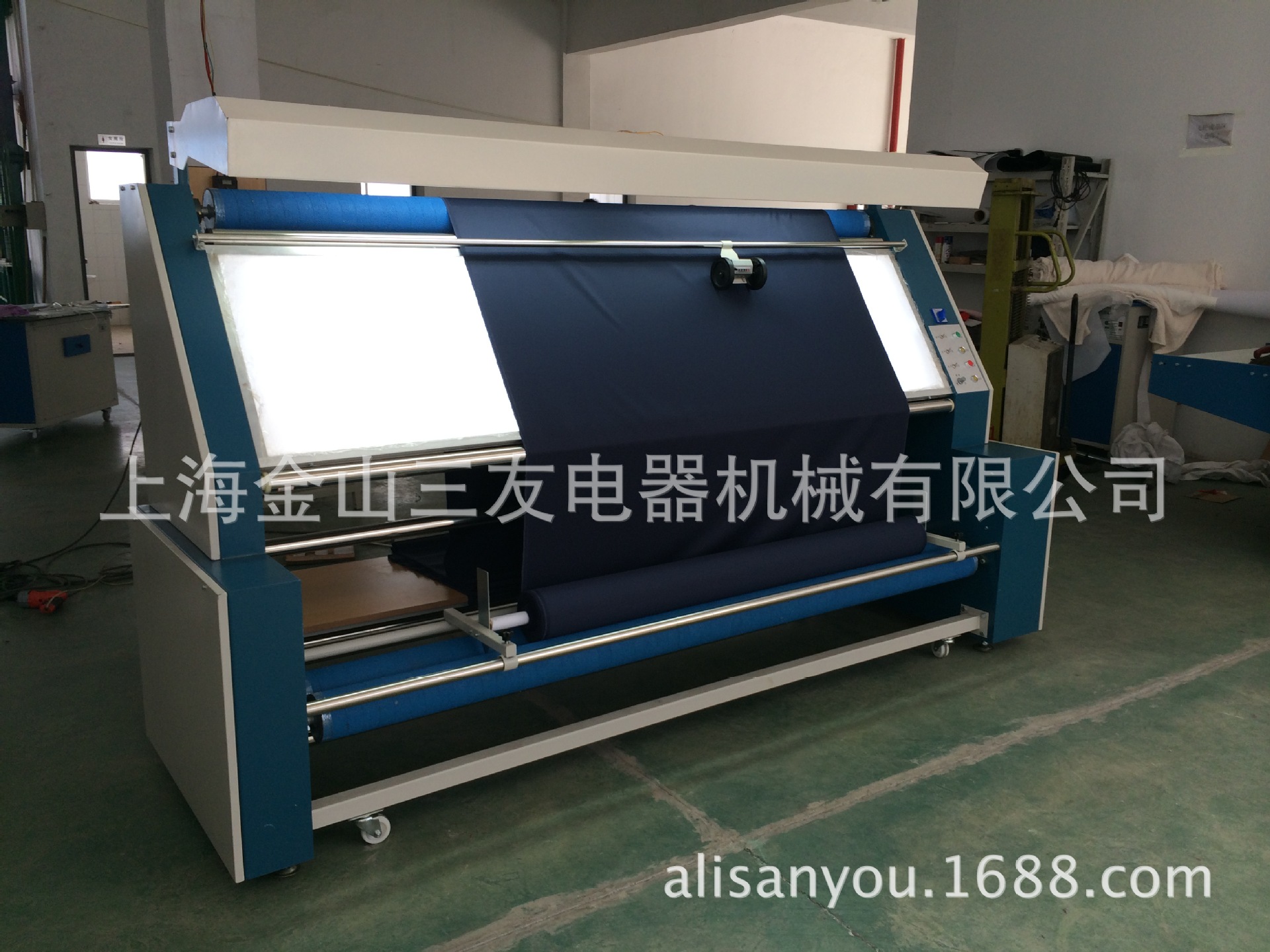 【厂家推荐产品】针织面料叠布机卷布打卷全自动服装设备验布机-阿里巴巴