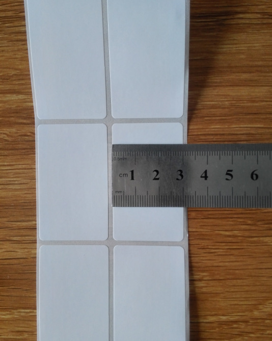 30*50 1000张 双排  铜版标签纸 条码不干胶 空白贴打印纸可定做