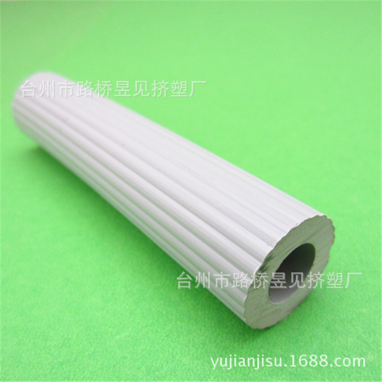 Productos de extrusión de plástico Perfil de PVC Tubo de plástico Fabricación de extrusión de tubos de barra de PVC Tubo de plástico hueco de forma especial