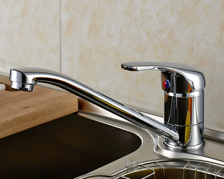 The dragon head of the vegetable basin can rotate the sink faucet