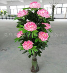 厂家直销 仿真小古型螺旋牡丹王花 室内喜庆用品 四季长青盆栽