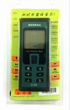 现货 铂卡BERKKA手持激光测距仪X50 手持电子尺50M手持测距仪