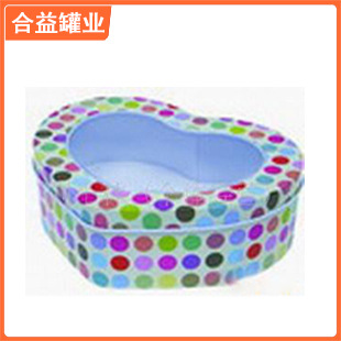 Manufacturers supply heart-shaped Candy packing Metal cans high-grade food Cans Metal cans