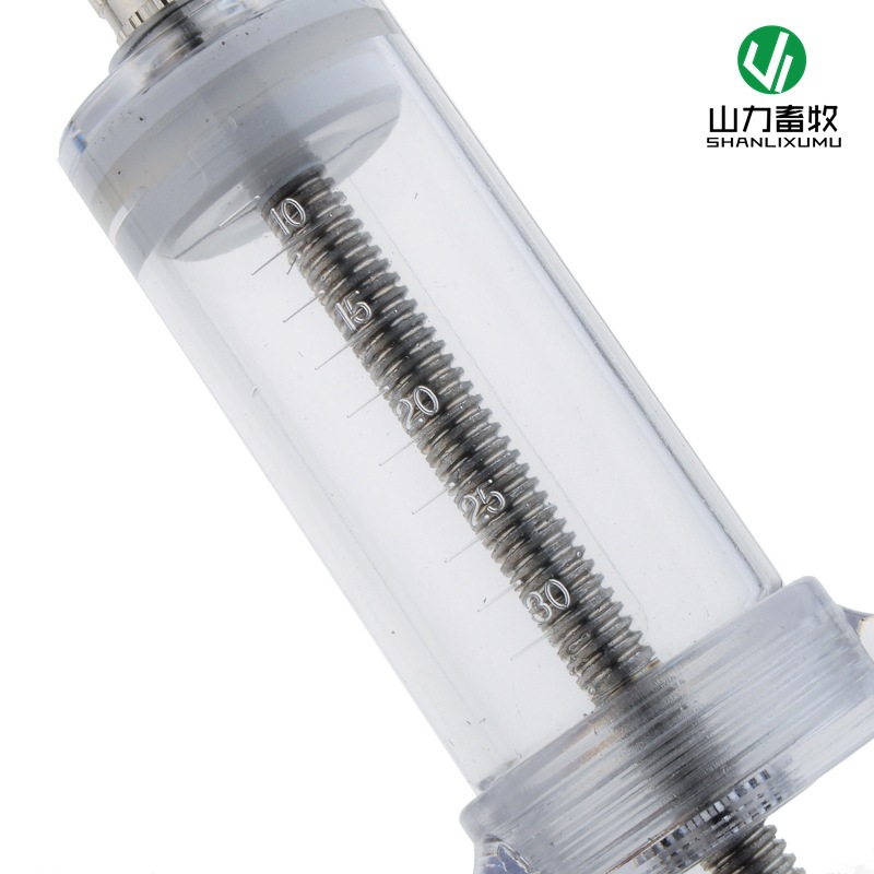 20ml de exportación de plástico de exportación de acero jeringa 50ML30ML jeringa cabeza de cobre veterinaria 10ml jeringa de inyección