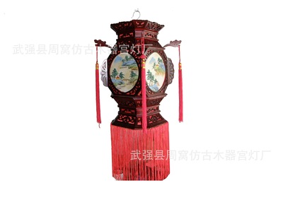 supply Chinese style To fake something antique Lanterns solid wood,Hand-carved)Large ball lamp