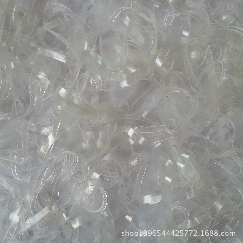 供应TPU加宽加厚透明橡皮筋 橡皮圈 橡胶圈 牛皮筋 发绳批发/千克