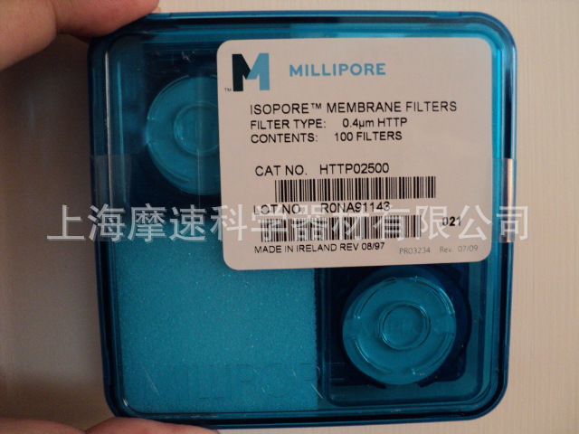 millipore Isopore 表面滤膜聚碳酸酯膜亲水0.4UM HTTP02500