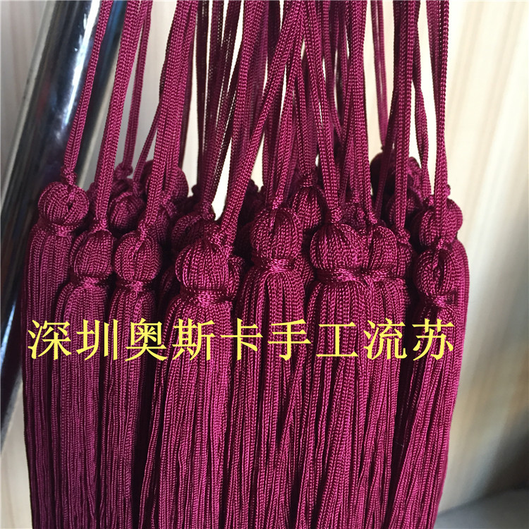 tassels manual DIY Arts and Crafts Fireproof Flame retardant Hanging ear Customized Doctor's hat tassel Degree tassel