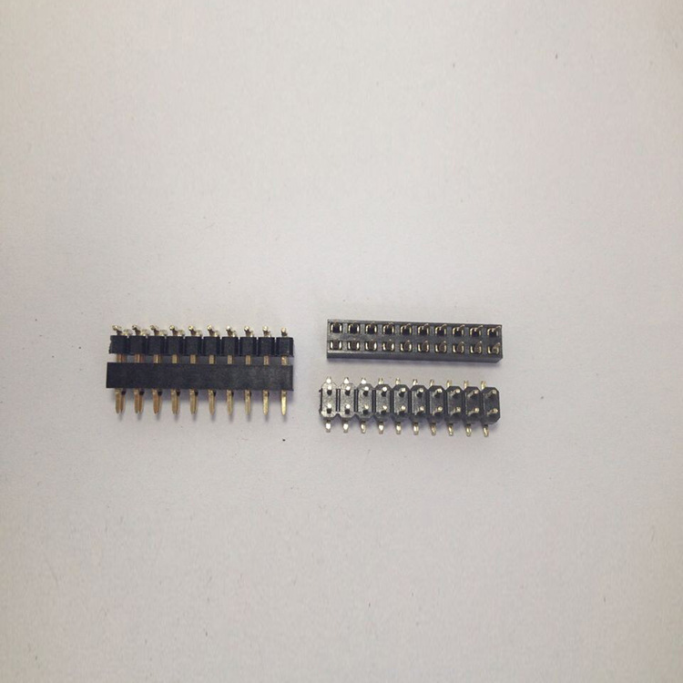 【厂家直销】2.54x3.5直母+贴片排针排线