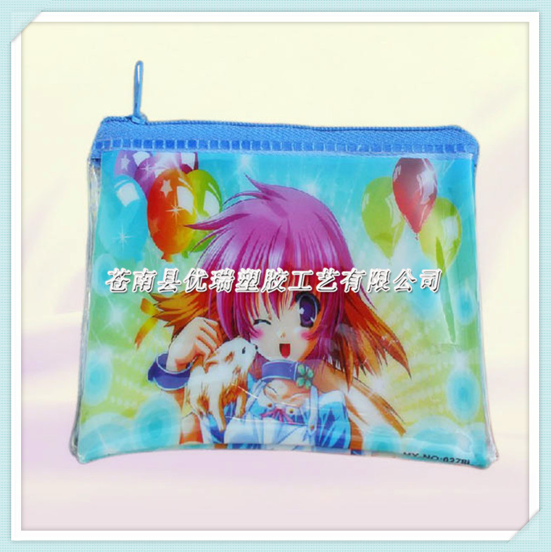 卡通PVC零钱包 学生硬币袋 PVC散钱包定做