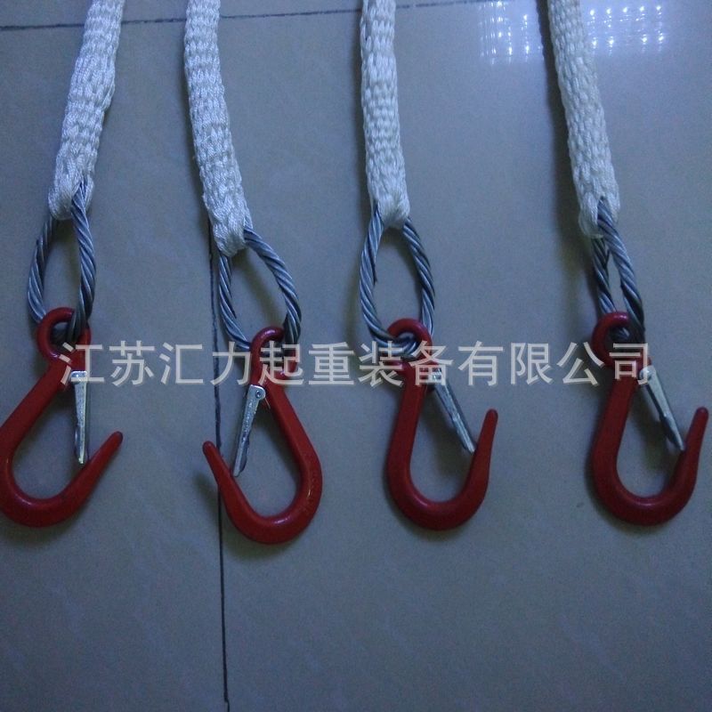 4组合钢丝绳索具 10t2m  4腿钢丝绳吊具 钢丝绳套10t3m