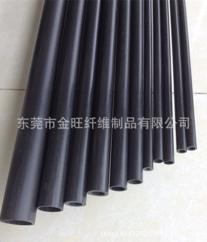 拉挤碳纤维管10*8mm 东莞厂家批发多规格碳管  纯碳纤维管