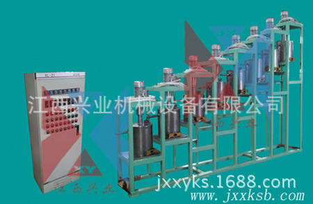 连续浸出搅槽 8槽7.5L变频加温保温黄金浸出搅拌实验设备