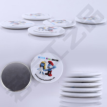 可爱卡通蓝精灵冰箱贴 磁性马口铁冰箱贴 专业定制厂家直销