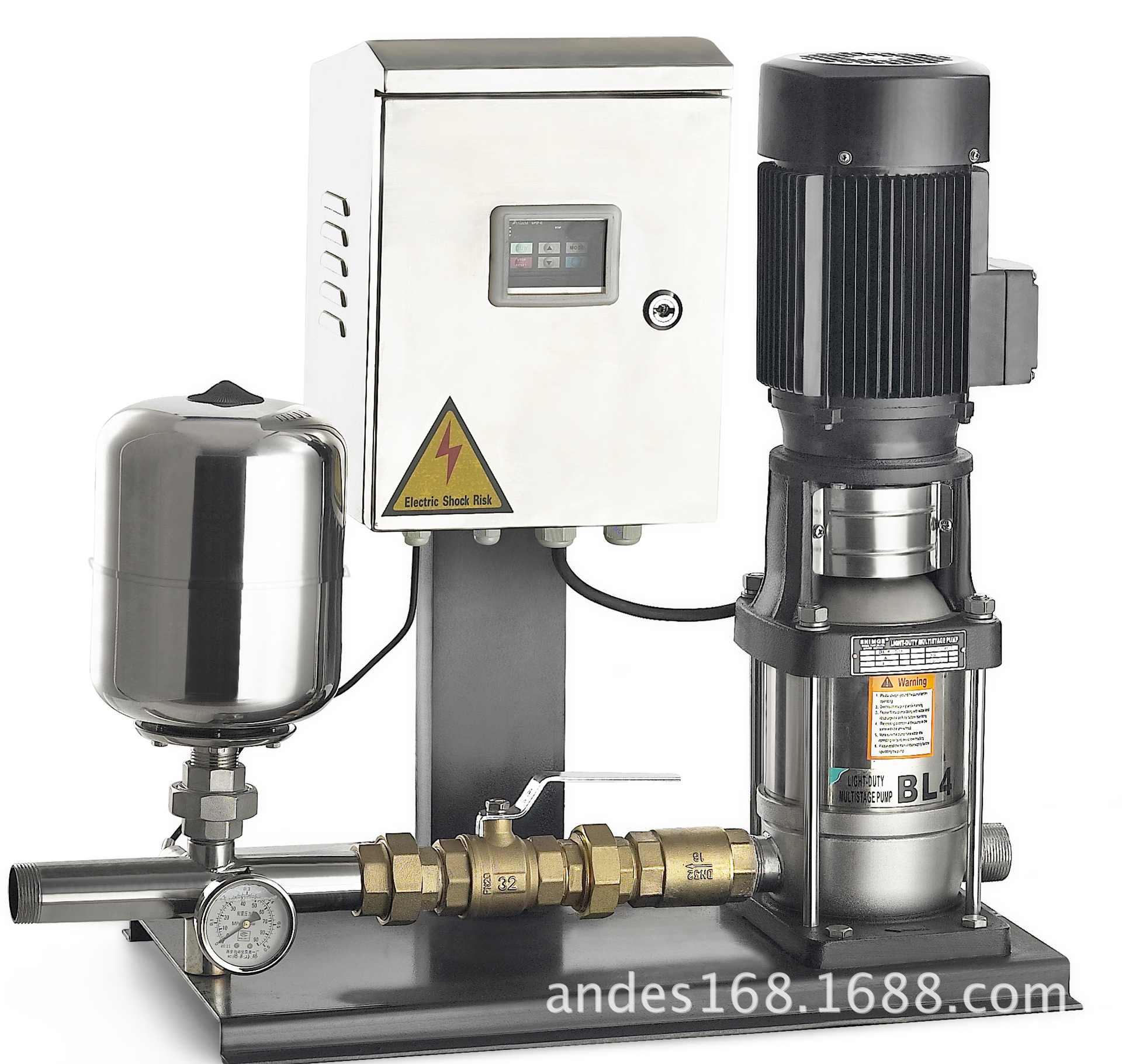 厂家直供安德斯别墅专用 小型变频给水设备