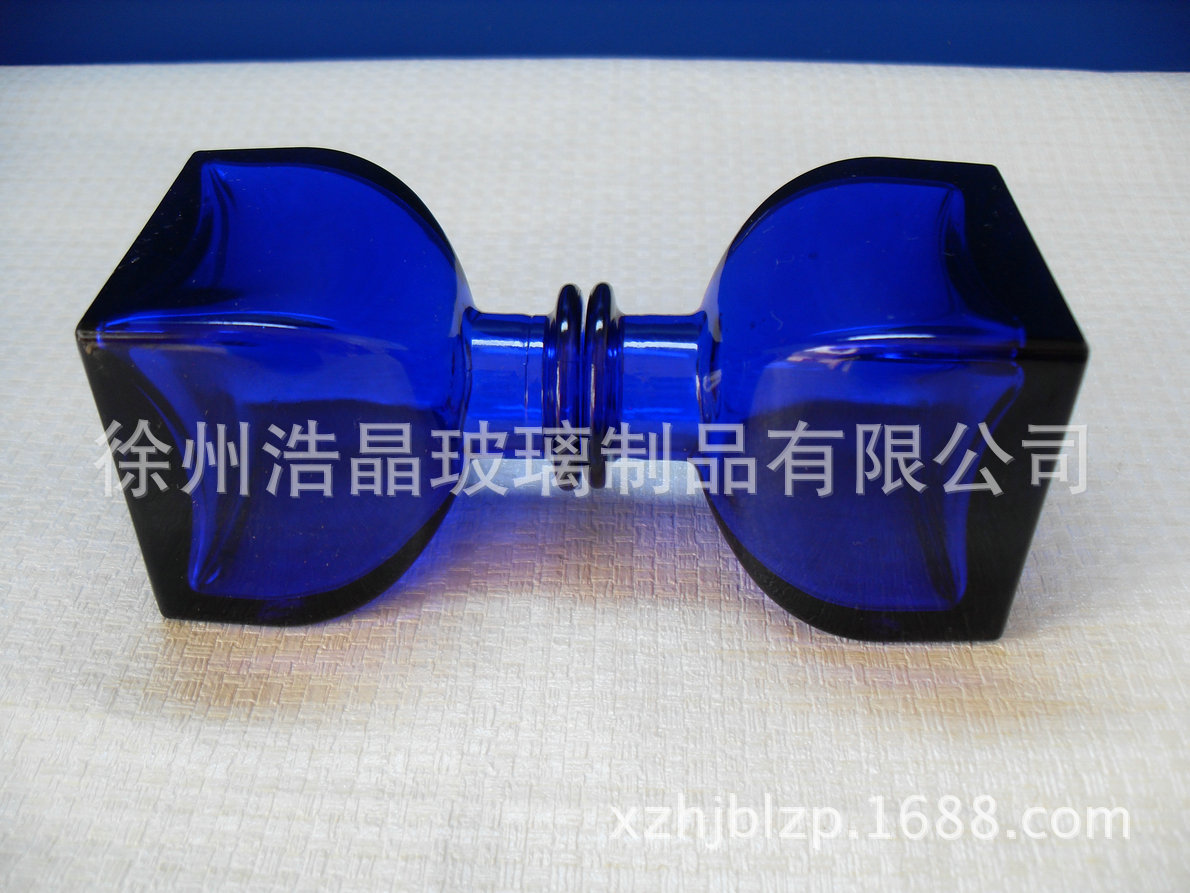 50ml蓝色方形香薰瓶 香料瓶 原色料玻璃瓶子化妆品生产厂家