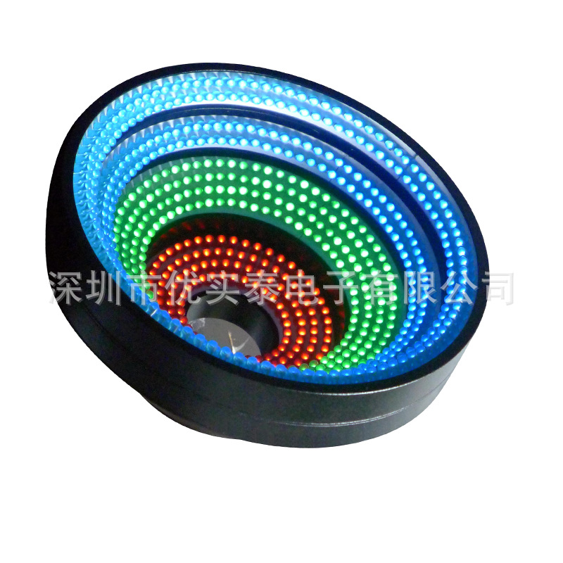 自动化AOI检测三色光源多色多角度独立控制高亮高速检测反光物体