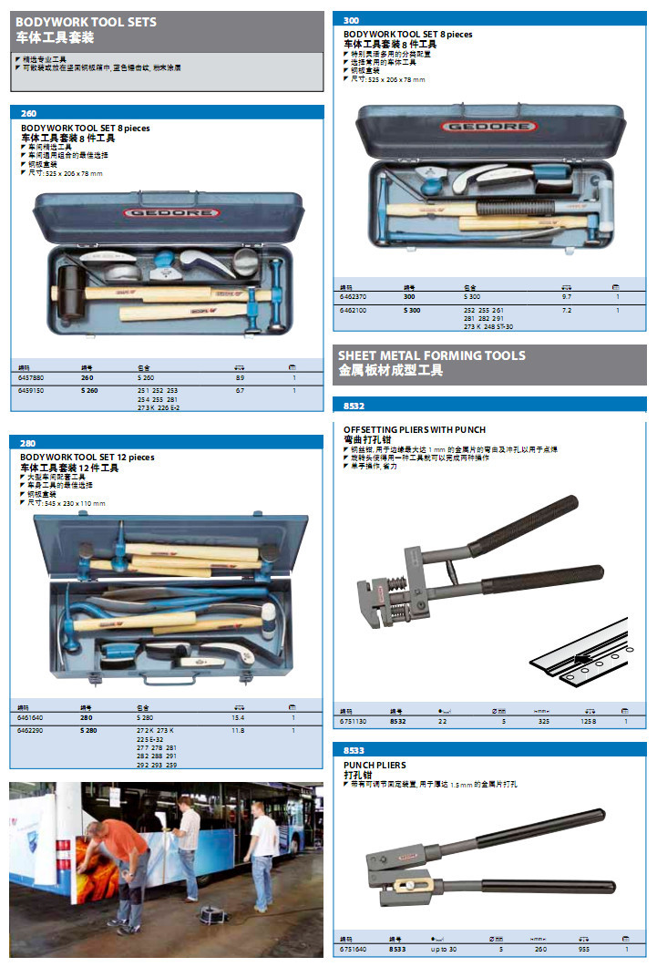 吉多瑞 车体工具套装