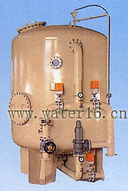 Supply deep well water to remove yellow rust purification filters