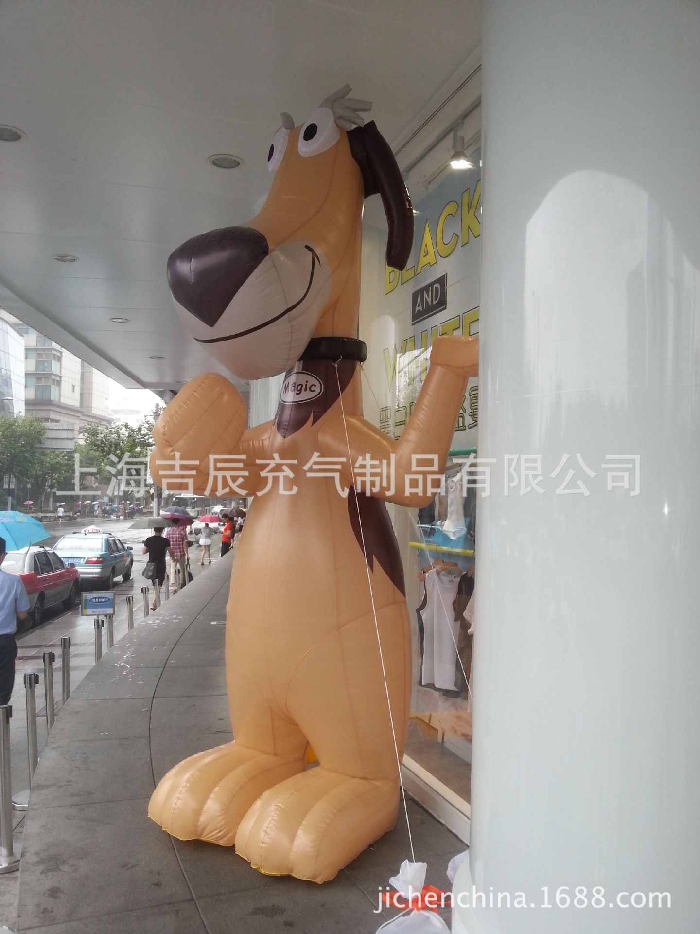 3米高气模狗气模 加厚充气吉祥物 车缝工艺户外展销装饰气模