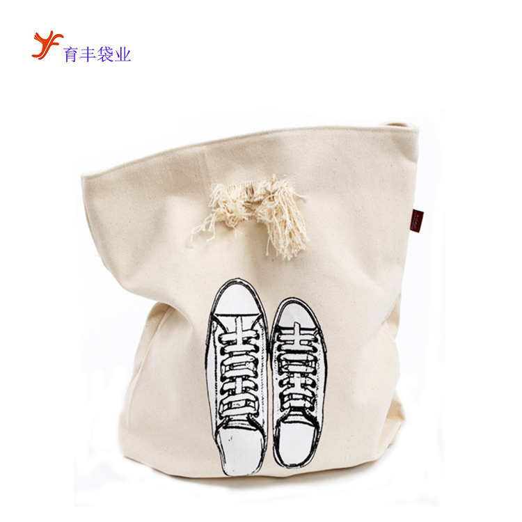 育丰袋业供应环保帆布袋 复古日系手提袋热转印 再生有机棉礼品袋