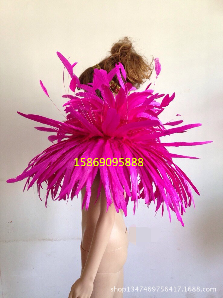 演出服裝羽毛裝飾