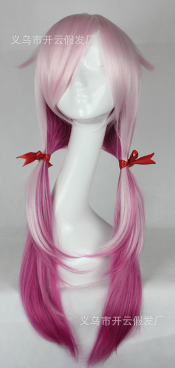 Evil Crown beauty high temperature silk color-changing curly hair anime cosplay wig factory low price direct sales