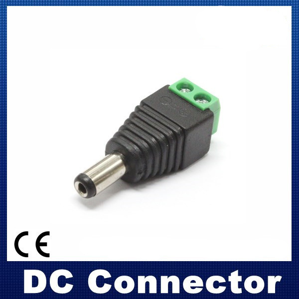 厂家直销监控用电源环保高品质绿色DC公接头 批发制售DC公连接器