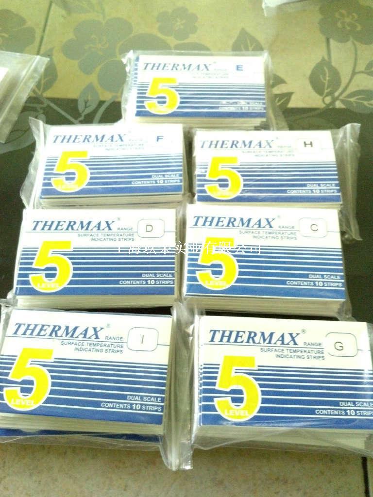 供应5格A型测温纸 37~46℃测温纸 英国THERMAX测温纸 原装！|ms