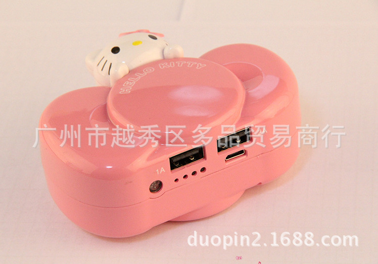 Direct sales of new Hellokitty bow mobile power supply 8800 Ma bow rechargeable Bao, random delivery8